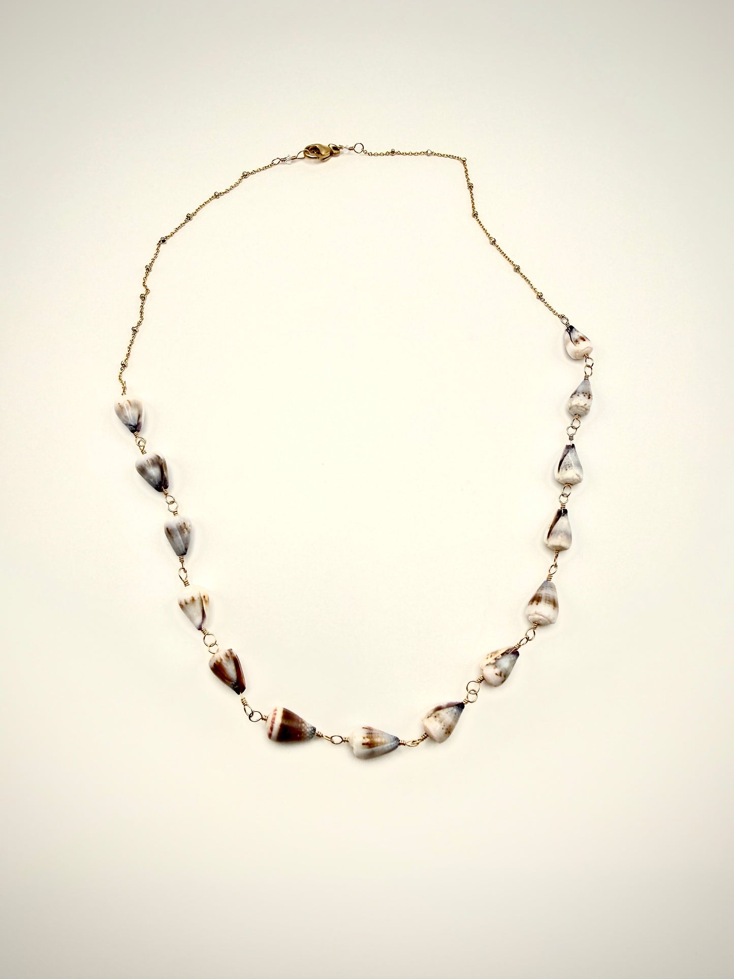 18" GF Hawaiian Cone Shell Necklace