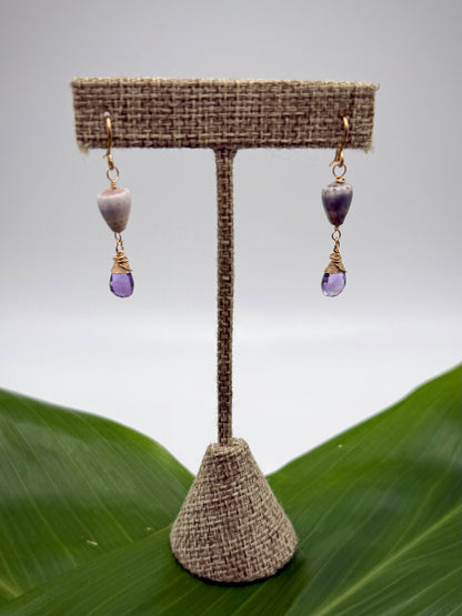 GF Abbreviated Cone Shell w/ Amethyst