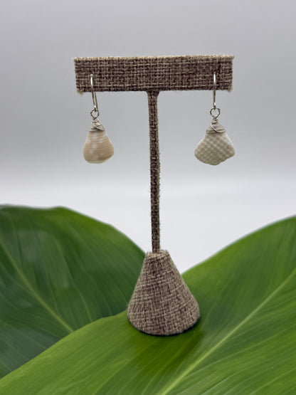 Wire Wrapped White Shell Pieces