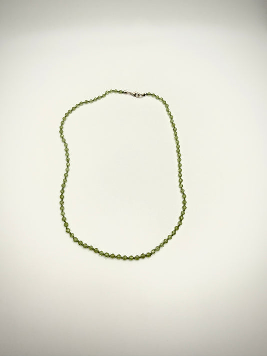 15" SS Keiki Hand-Knotted Silk Cord Necklace
