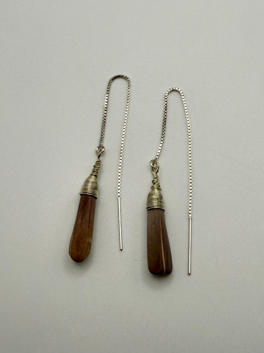 SS Urchin Threader Earrings