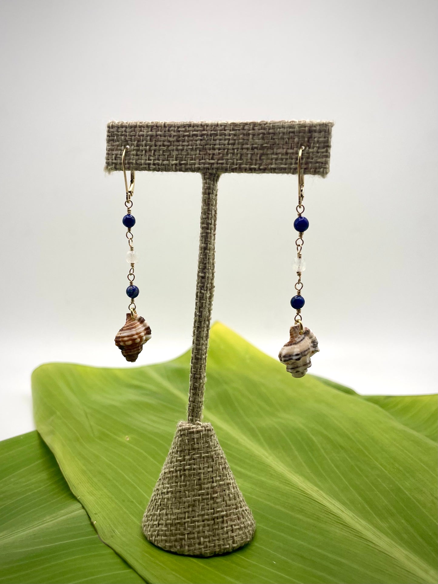Simply Mia: Triton Shell w/ Lapis Lazuli and Moonstone