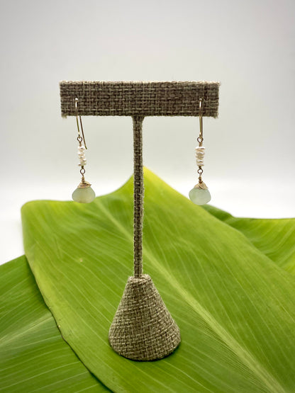 All That Glitters: Chrysoprase w/ Vintage Pearls