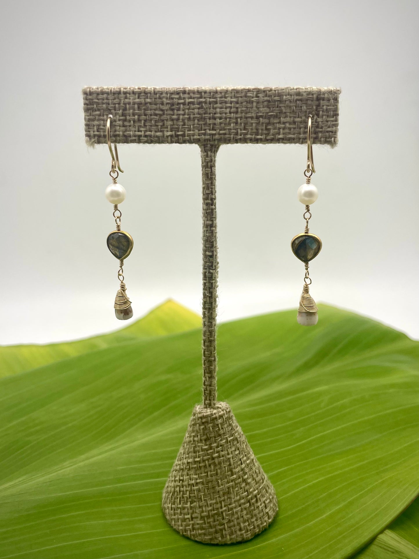 All That Glitters: Mini Cone Shell w/ Labradorite