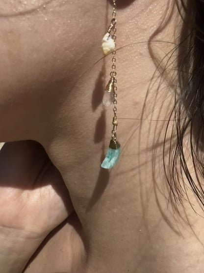All That Glitters: Larimar Moon Dangles